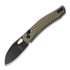 Vosteed Morel Crossbar - Aluminium Brown - B/W Compound folding knife