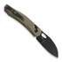 Vosteed Morel Crossbar - Aluminium Brown - B/W Compound folding knife