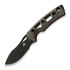Fobos Knives - Tier1-Mini Mini, Micarta Camo - Red Liner, noir