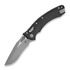 Microtech - Amphibian Apocalyptic finish, Fluted G10 Black