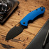 GiantMouse ACE Biblio XL G10 folding knife, blue