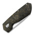 Maserin FOLDING KNIFE,M390-GOLD FAT CARB.HD