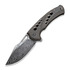 We Knife Swiftfin Damasteel, Tiger Stripe Flamed Ti WE23051-DS1