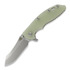 Hinderer - XM-18 3.5 S45VN Skinner Tri-Way Stonewash Tlc Green G10