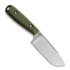 Work Tuff Gear Lynx satin puukko, olive drab with orange liner