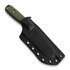 Work Tuff Gear Lynx satin kniv, olive drab with orange liner