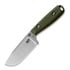 Work Tuff Gear Lynx Rugged Satin kniv, olive drab green with orange liner