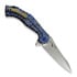 Olamic Cutlery Soloist Agent, Titanium 2-tone Blue/Gold Anodized