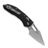 Microtech Stitch Stonewashed Full Serrated, Fluted G10 Black 169RL-12FLGTBK