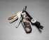 The James Brand The Elko - Desert Tortoise / Stainless / Eco-Acetate / Straight foldekniv