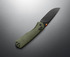 Nóż składany The James Brand The Carter XL - OD Green / Orange / Black / G10 / Straight