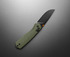 The James Brand The Carter - OD Green / Orange / Black / G10 / Straight 접이식 나이프