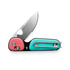 Briceag The James Brand The Redstone - Coral / Turquoise / PP / Serrated