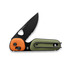 Nóż składany The James Brand The Redstone - OD Green / Orange / Black / PP / Serrated