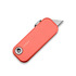 The James Brand The Palmer - Coral / Turquoise / Aluminum / Straight foldekniv