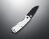 The James Brand The Folsom - Bone / Black / G10 / Straight foldekniv