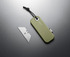 The James Brand The Palmer - OD Green / Black / Aluminum / Straight foldekniv