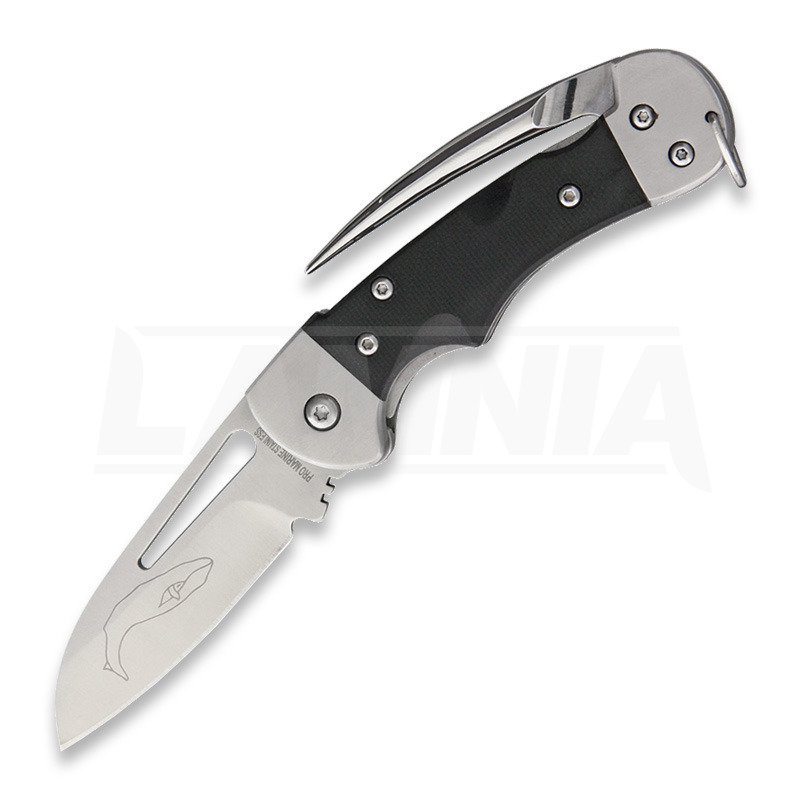 5 l german steel l standard edge l satin finish; handle: black