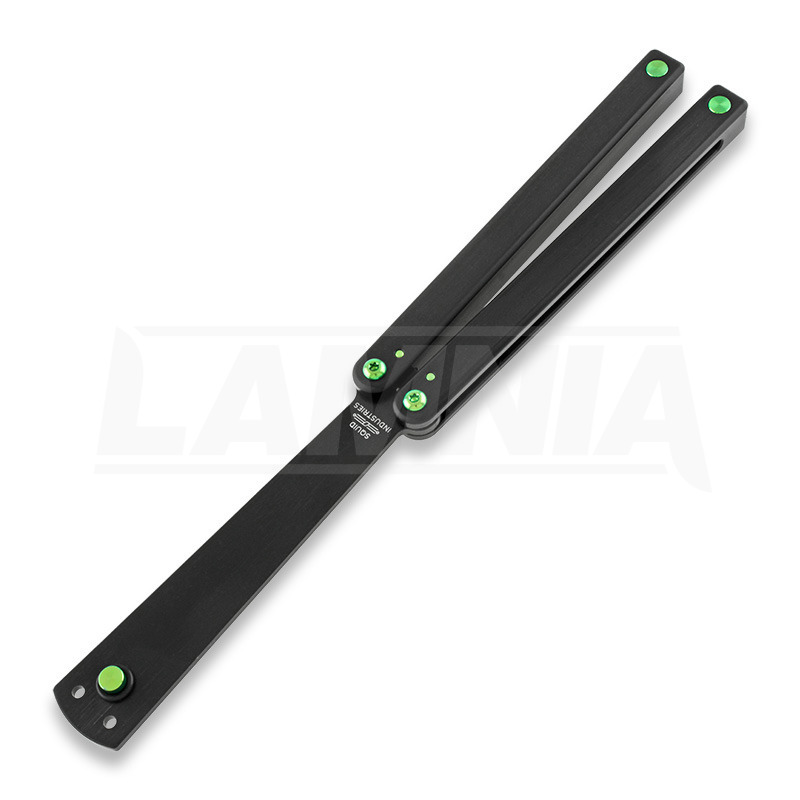 Squid Industries Squiddy-B Ti-Mod balisong trainer, green | Lamnia