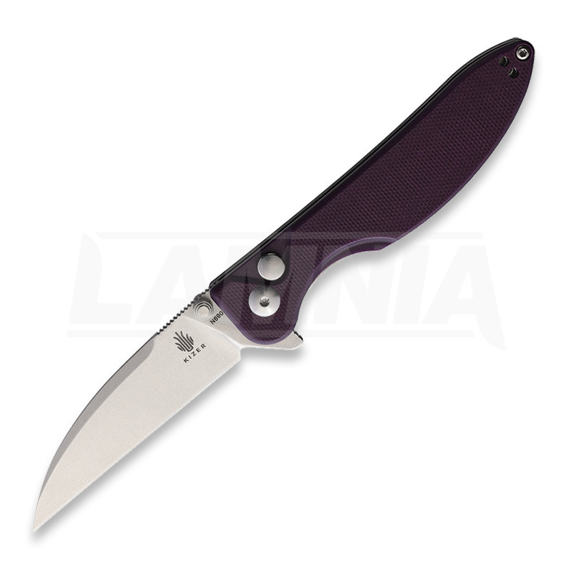 Swayback Purple G-10 Handle Large EDC Outdoor Knife - Kizer