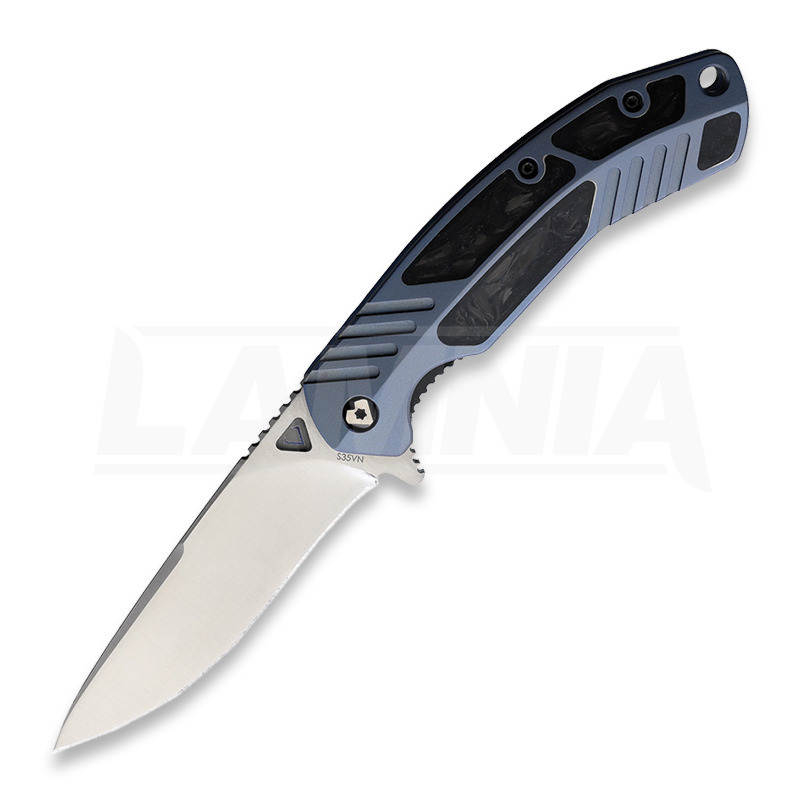 Coltello pieghevole V Nives Tectonic Linerlock CF, blu