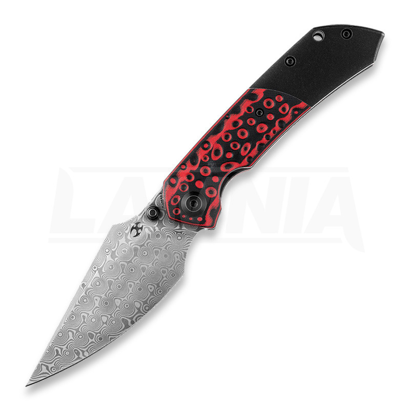 Kansept Knives Fenrir Linerlock Black/Red 折り畳みナイフ | Lamnia