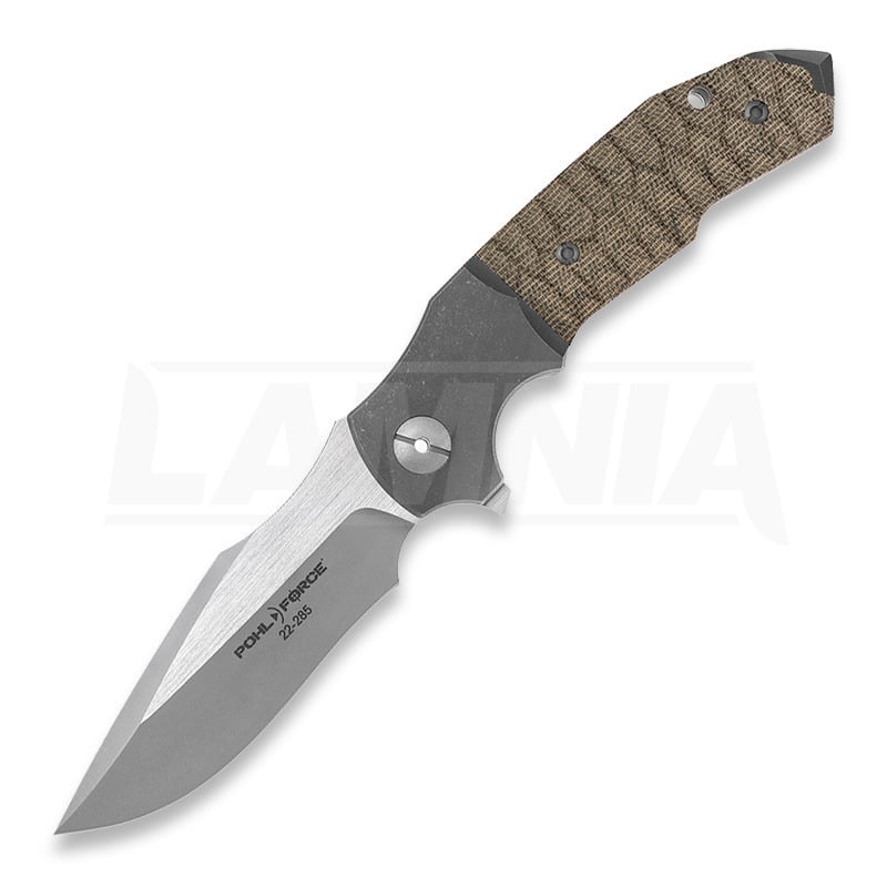 Pohl Force Mike Seven Dark Stonewashed Ti folding knife | Lamnia