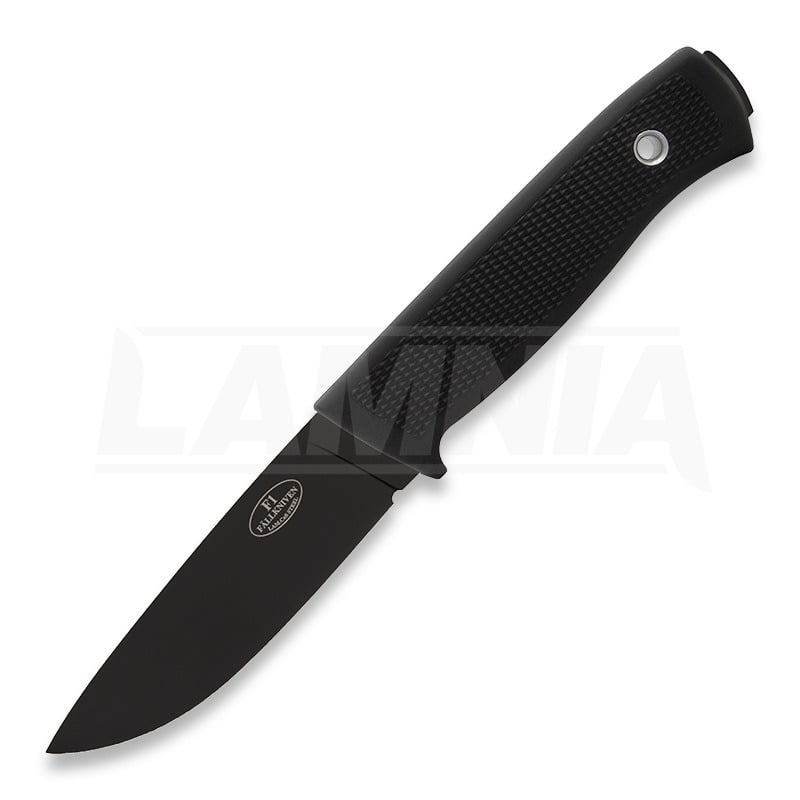 Fällkniven F1 Leather survival knife, VG-10, black F1BL | Lamnia